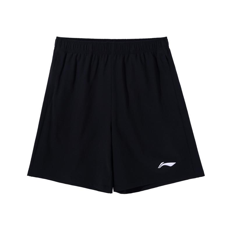 Li Ning Универсальный Модный Свободный Дышащий Короткий Рукав Удобные Шорты Повседневный Спортивный Костюм Мужской костюм Белый Черный W775-4+V236-1