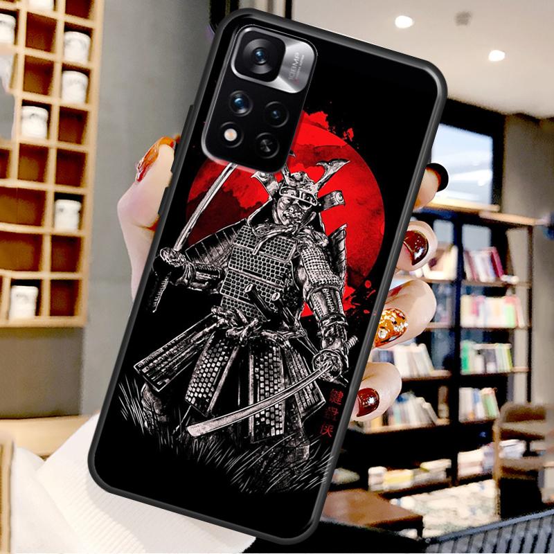 Чехол в стиле самурая и ниндзя для Xiaomi Redmi Note 12 11 10 9 8 Pro Note 12S 11S 10S 9S Чехол для Redmi 9 10 12 C