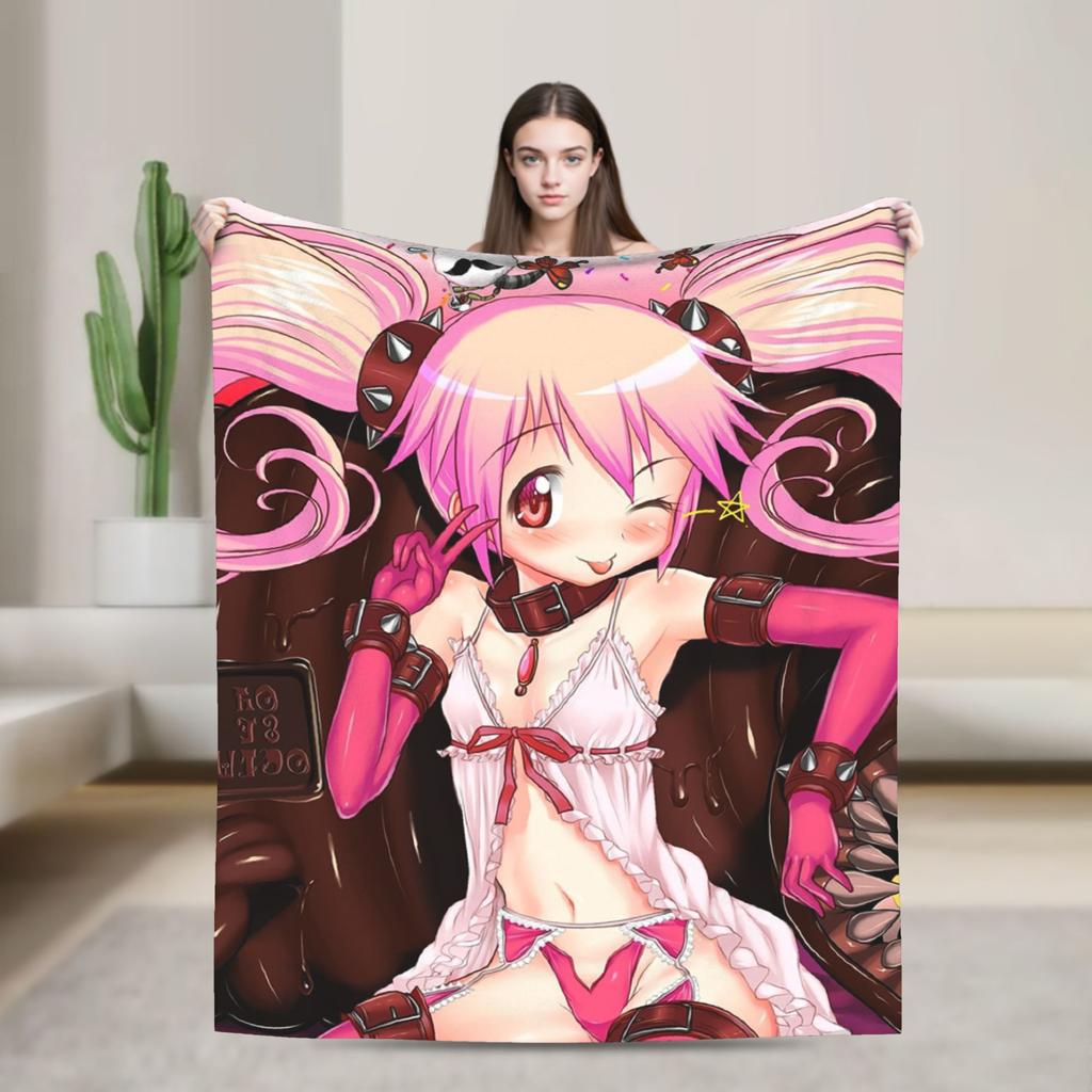 Mahou Shoujo Puellas Magis Madokas Magicas Blankets Sayaka Miki Flannel Awesome Warm Throw Blanket for Coverlet Textile Decor