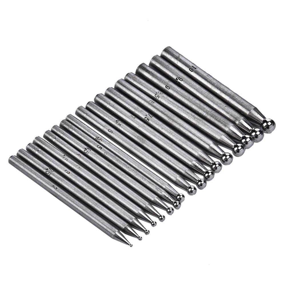 17 шт. пробойники для ювелирных изделий, ювелирного производства, инструмент для выдавливания, пробойник для блока