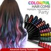10 Colors Hair Dye Comb Washable Temporary Hair Chalk Kids Adults Disposable Hair
