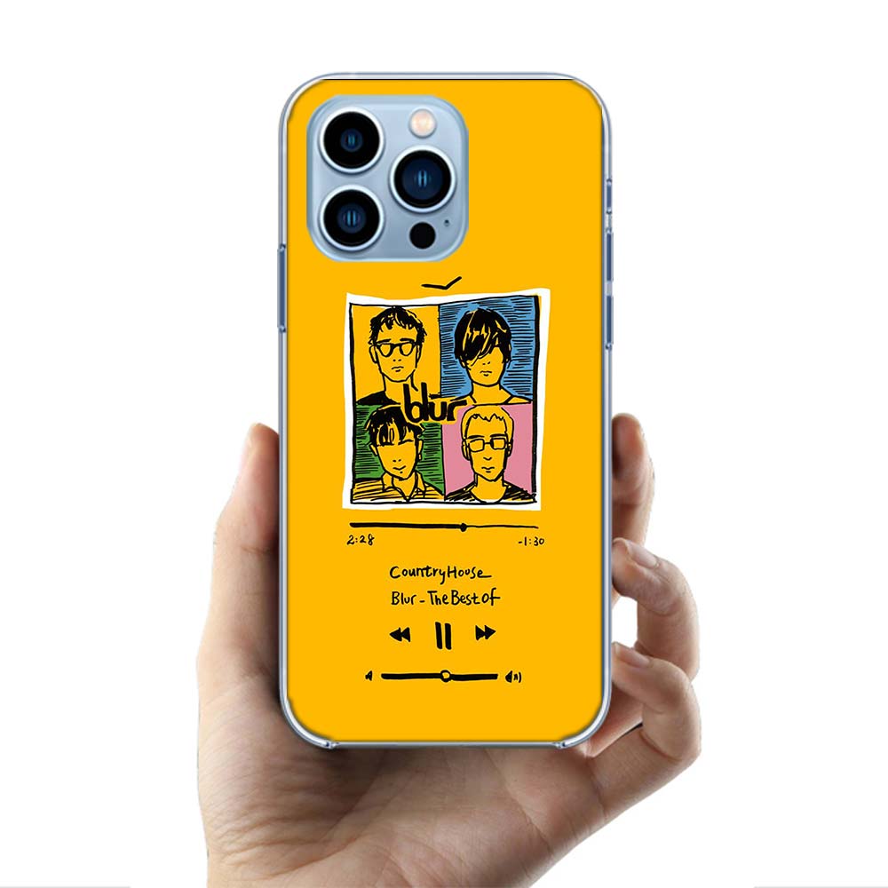 Blur Band Cases Phone Case For Iphone 17E 16E 17 Air 16 Pro Max 15 Pro 14 Plus 11 13 12 Mini Cover Cases Compatible with Suitabl