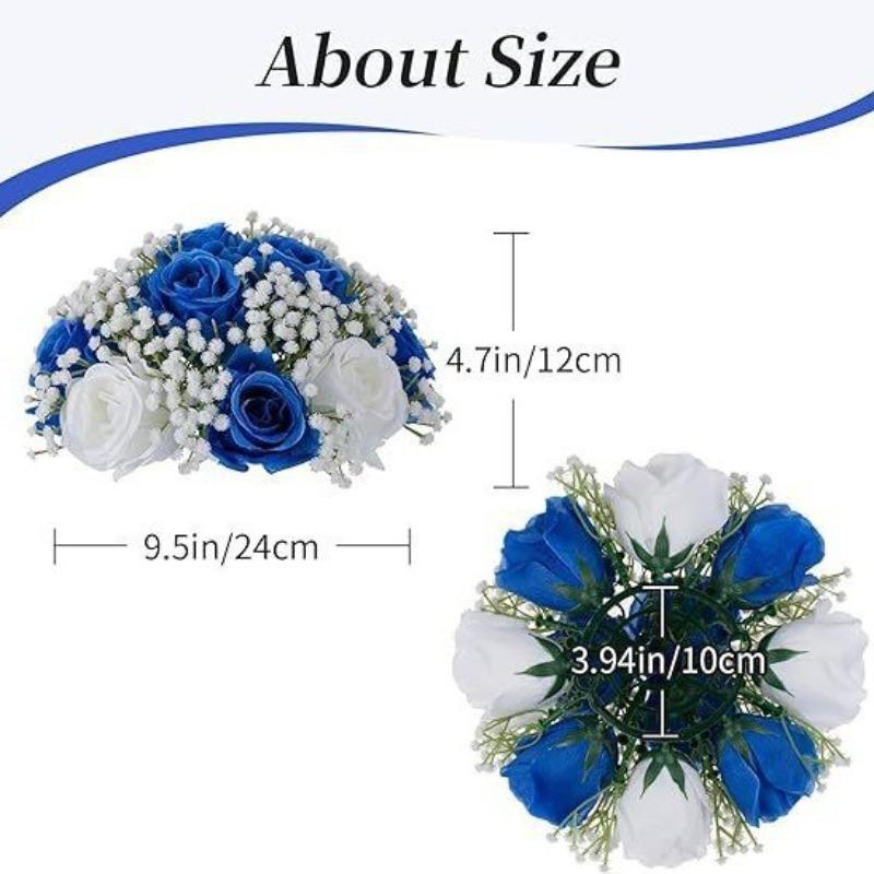 Simulation Flower Wedding Series Guide Ornament Dining Table Fake Flower Living Room Hotel Turntable Middle Desktop Decoration Flower