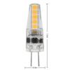 10pcs 2W G4 LED Bulb AC12‑24V Halogen Replacement Bulbs Easy Dimmable G4 Bulbs  Ceiling Lamp