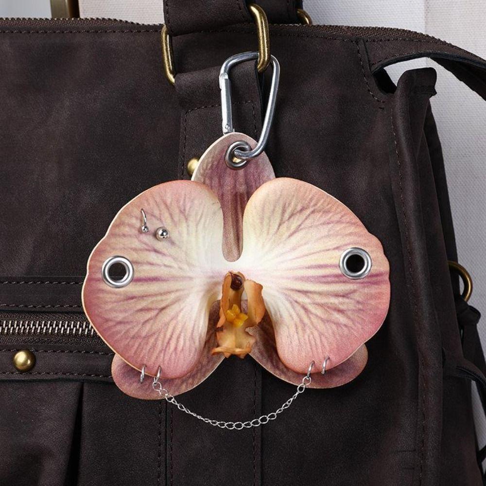 Брелок Орхидея Фаленопсис Брелок Подвески для телефона Подвеска для сумки Подвеска Имитация цветка Пара Дети