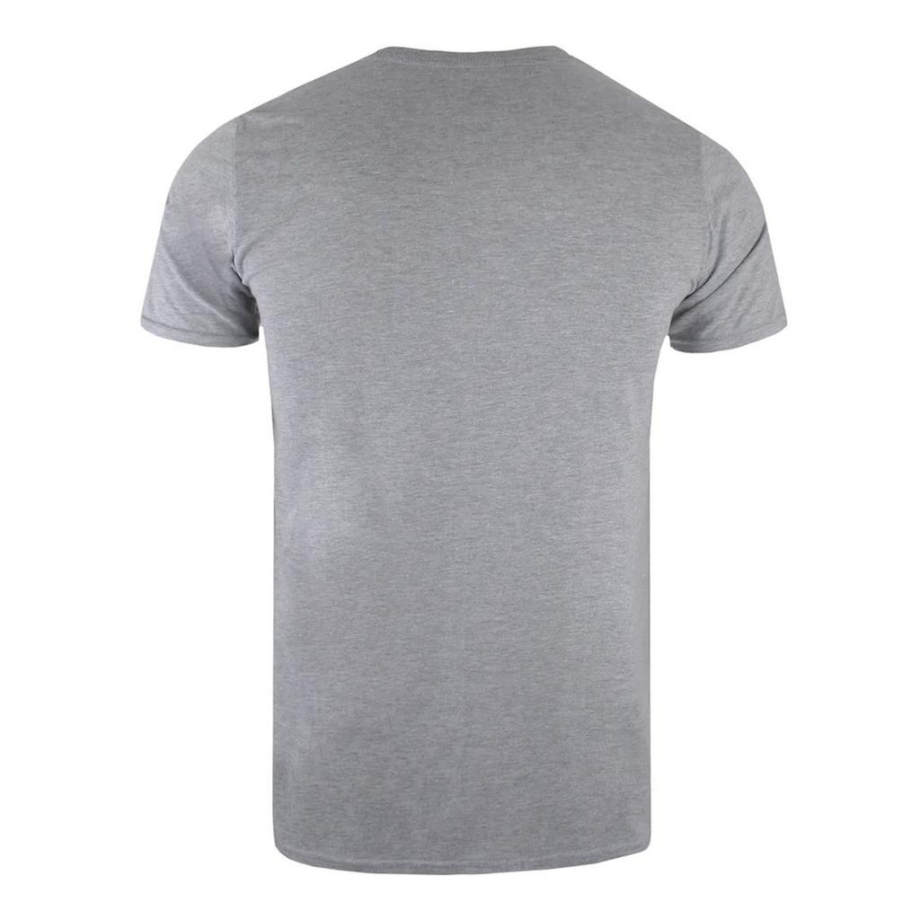 Captain America Mens Shattered Logo Marl T-Shirt