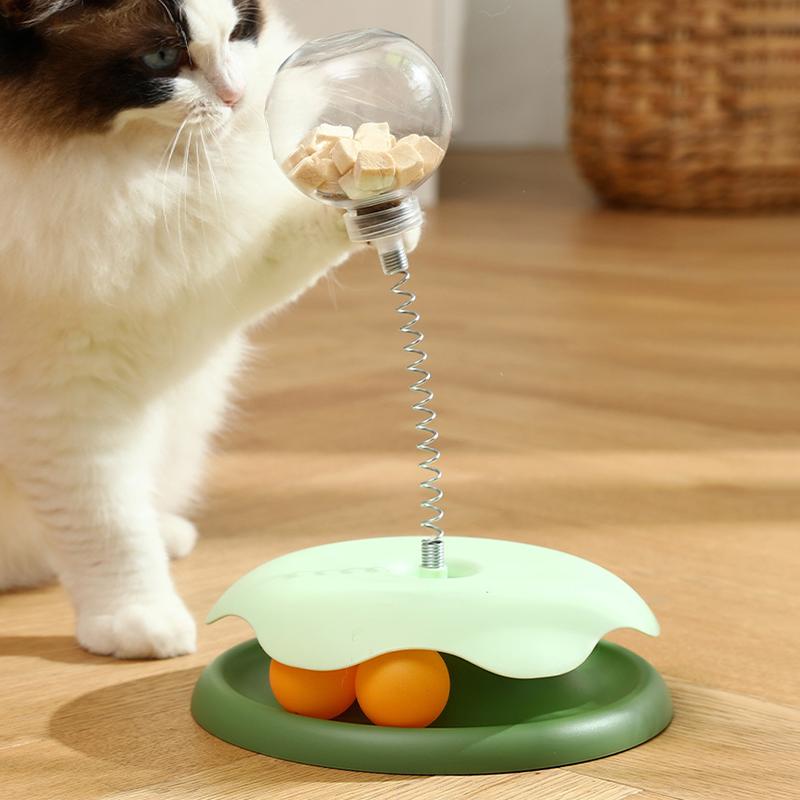 Кошачья головоломка с едой, протекающий мяч, игрушка для кошек и собак, интерактивное лакомство, протекающая игрушка, медленная кормушка для кошек и собак, вращающаяся игрушка для кошек, товары для животных