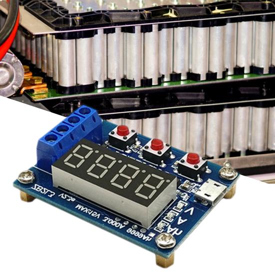 ZB2L3 Battery Capacity Tester Practical Accurate PCB Battery Capacity Meter Discharge Analyzer for Industry