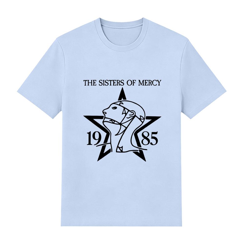 The Sisters of Mercy 1984 Unisex Softstyle T-Shirt Vintage Graphic Tees Cotton Comfortable Short Sleeve Unisex Streetwear