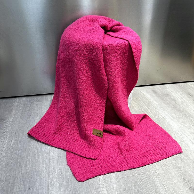 Autumn and Winter New Versatile Thickened Warm Long High-end Scarf Student Simple Atmosphere Shawl Scarf