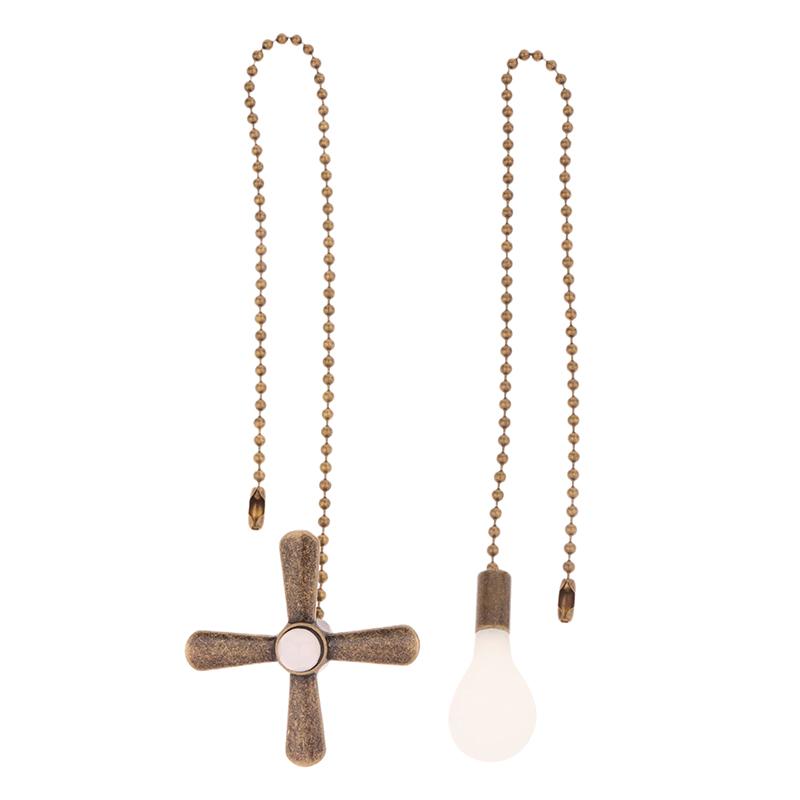 Цепочка с шнурком для выключателя лампочки вентилятора, шнур для дергания, принадлежности для бытовой техники для потолочных вентиляторов, настенных ламп