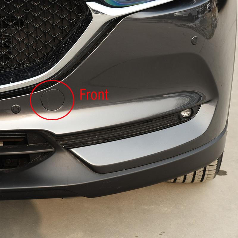 Для Mazda CX5 CX-5 KF II 2017 2018 автомобильный передний задний бампер буксировочный крюк крышка крышка проушины для прицепа