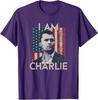 I Am Charlie, We The People, Remember Kirk, US Flag Unisex T-Shirt