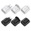Travel 4 Ports UK EU US Plug Fast Quick Charger Power Supply USB Transformer Adapter