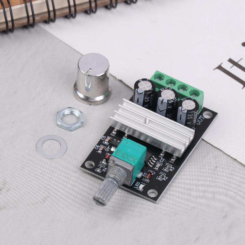 Регулятор напряжения 2/3/5/10А ШИМ Регулятор скорости двигателя постоянного тока Губернатор Бесступенчатый регулятор скорости Диммер для светодиодов Модуль контроллера мощности