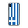 Coque iPhone - Multicolore - Drapeau Grèce - Souple - Compatible iPhone XS Max - Verticale