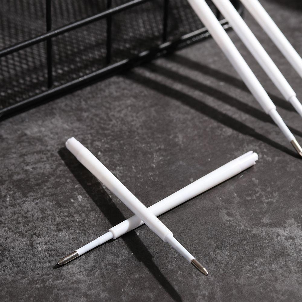 Pcs/lot Smooth Plastic Signature Writing Tool Replacement Lead Ballpoint Pen Refill Press Pens Core