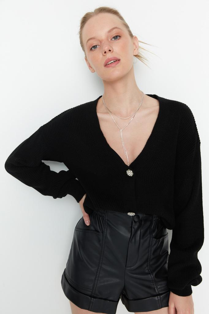 Кардиган - Синий - Классический крой