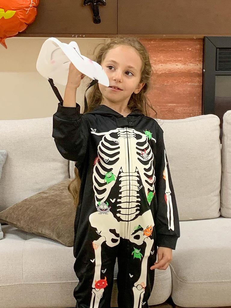 2025 Autumn/Winter Luminous Halloween Onesie Pajamas for Kids & Family