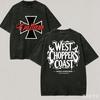 West Coast Choppers для Подарка Фанатам Стирка Футболка Мужчины Женщины Харадзюку Оверсайз Унисекс Короткий Рукав Уличная одежда высокое качество Пара