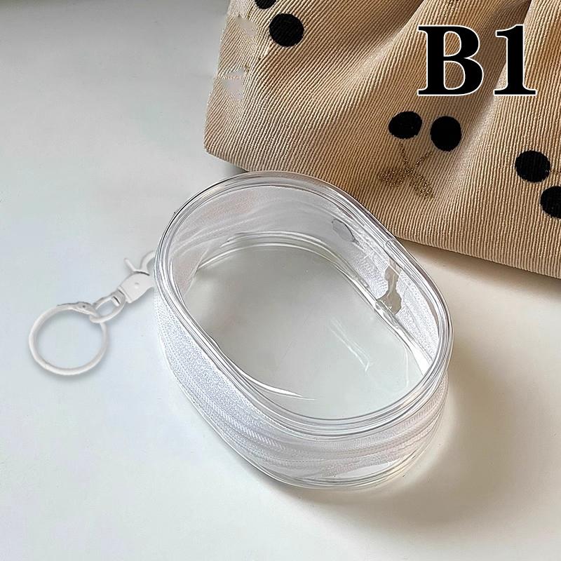 Органайзер для ювелирных изделий, прозрачная коробка для хранения, загадочная коробка, брелок для ключей, чехол для хранения, утолщенный кошелек, милая сумка для куклы, организация