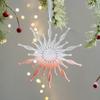 2pcs Pink Transparent Xmas Tree Hanging Ornaments Merry Christmas Decor  Home Desktop Decoration