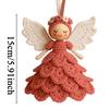 DIY Angel Hanging Decoration Crochet Set With Yarn For Beginners Crochet Handmade Set Christmas Tree Hanging Decoration