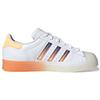 Adidas Женские кроссовки Superstar White Acid Orange Cloud-White Semi-Night-Flash GW4908