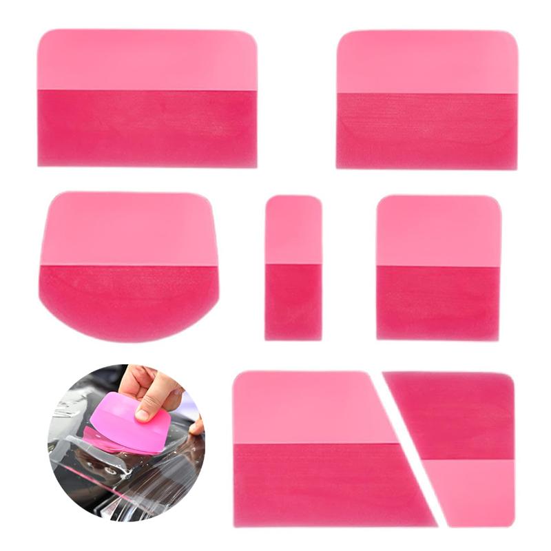 PPF Squeegee Soft TPU Rubber Squeegee Anti-Scratch PPF Film Spatula Water Wiper Blade Scraper Car Vinyl Wrap Window Tint Tools