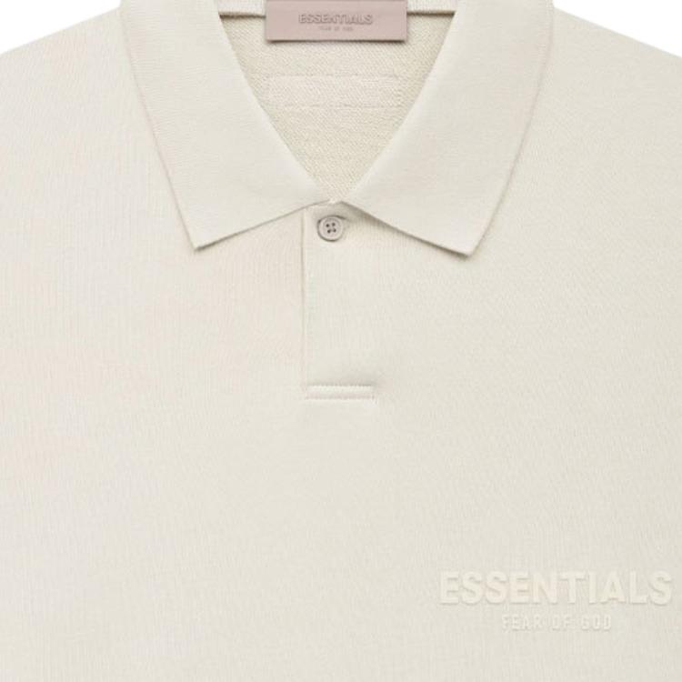 Fear of God Мужские рубашки-поло с длинными рукавами и логотипом Essentials FOG-SS22-181