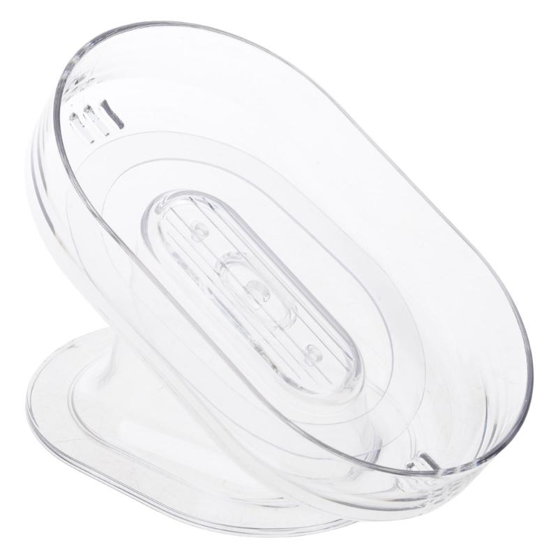 Auto Draining Soap Tray For Shower And Utility Room Quick Drying Feature PET Soap Storage Box Bathroom Oganizers