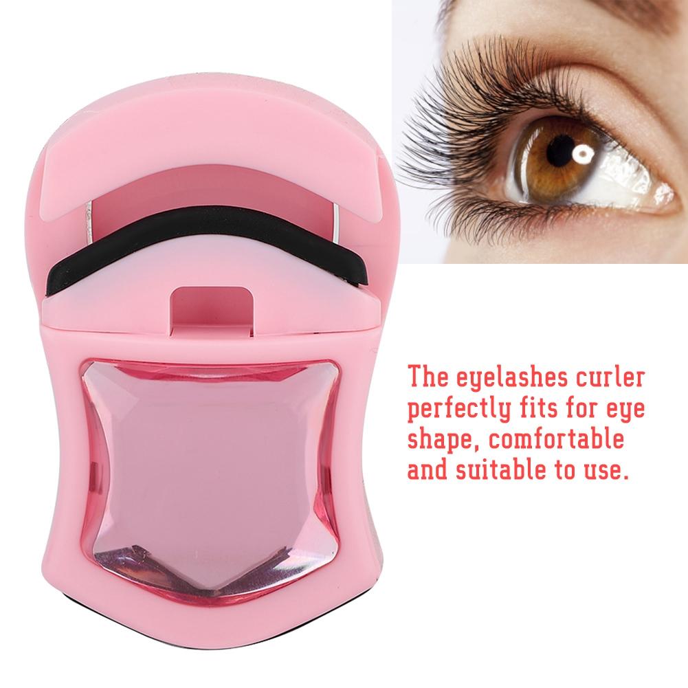 Мини-щипцы для завивки ресниц Щипцы для завивки ресниц Завивка ресниц Макияж Инструменты для ресниц (розовый)