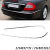 Хромированная накладка заднего бампера для 2007-2009 W211 Mercedes Benz E320 E350 E550 E63 AMG 2118852721 2118852821 2 шт.