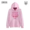Unisex Cotton Hoodie With Tiger Embroidery Long Sleeve Oversized Pullover Winter