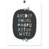 Nordic Lovely Nursery Cartoon Art Canvas Painting Alphabet Animals Dinosaur Posters Picture Nursery Kids Room Wall  Home Decor