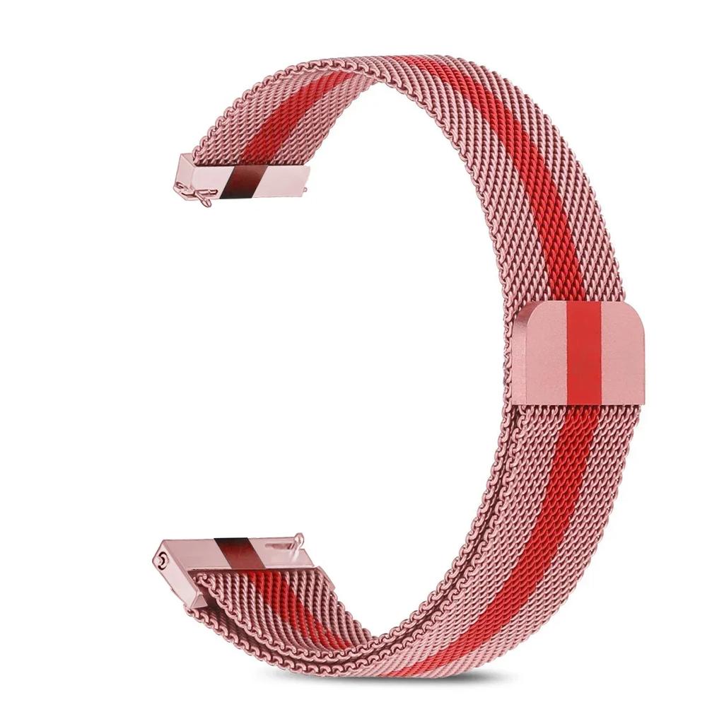 20mm/22mm  Magnetic Milanese Strap for Samsung Galaxy Watch 7 6 5 4 40 44mm Gear S3 Stainless Steel Band for Huawei GT5 Bracelet