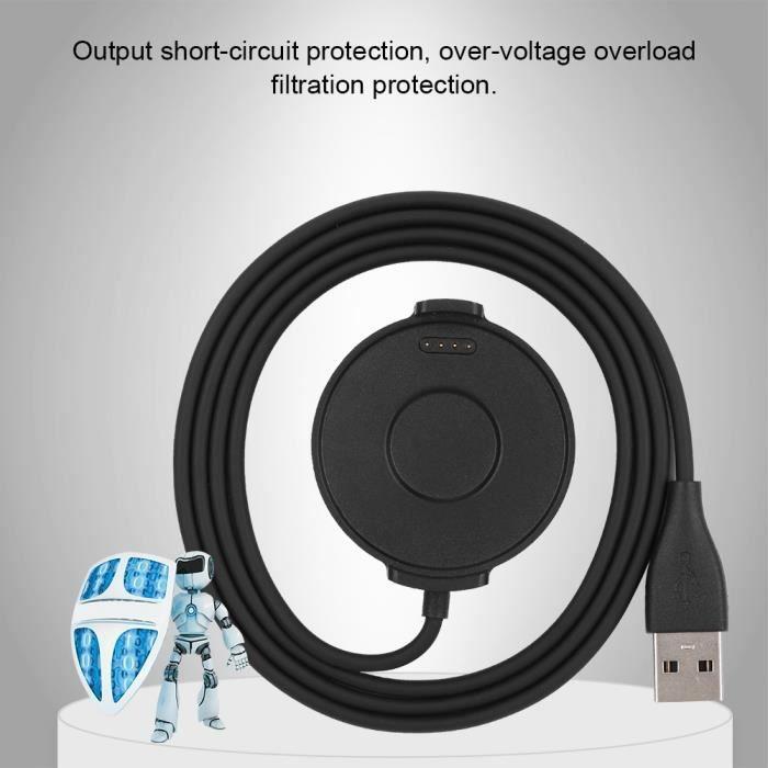 Garosa Chargeur pour Ticwatch Pro Chargeur de charge rapide pour montre intelligente à protection multiple pour Ticwatch Pro
