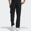 Adidas Сплошной цвет с принтом логотипа, прямые спортивные брюки, мужские брюки, черные IA1769