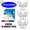 Orthodontic Braces Transparent Smile Teeth Alignment Trainer Instanted Silicone Teeth Retainer Mouth Guard Braces Tooth Tray
