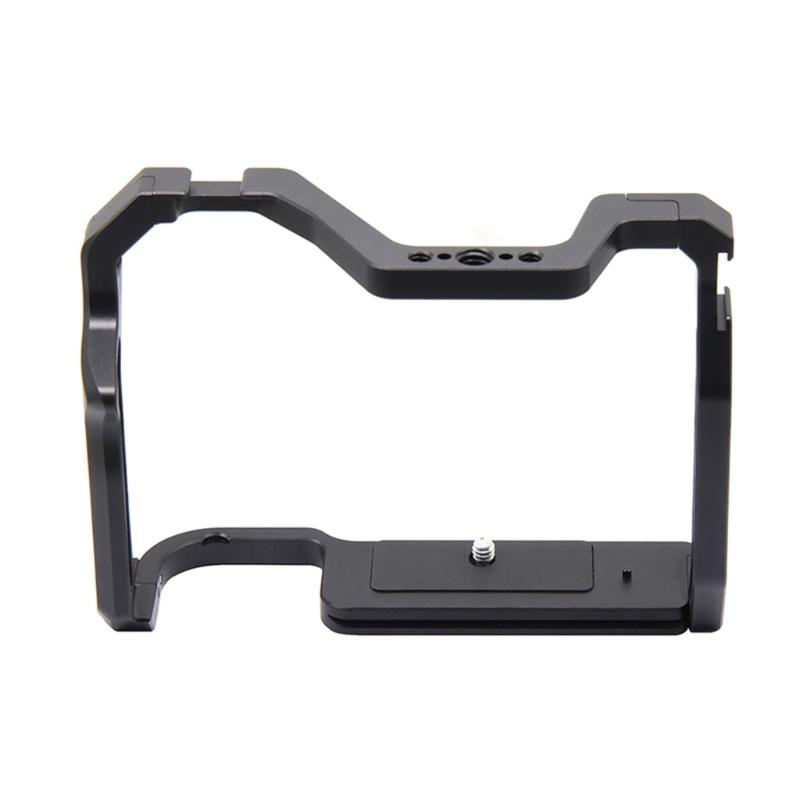 Protective Case Cage for 5D Mark II III Action Camera, Metal Frame Case Cover 1/4 Screw Hole Mount Frame