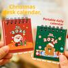 2026 Christmas Mini Desk Calendar Desktop Calendar Photo and Display Piece, Cute Christmas Mini Desk Calendar Gift