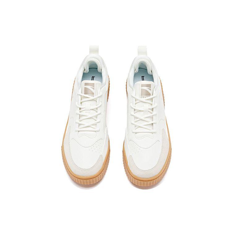 Anta Кроссовки Lifestyle Series Non-Slip Durable Low-Top для мужчин Кроссовки Ivory-White 912018050-2