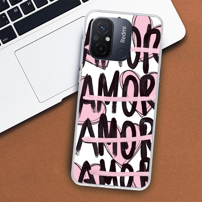 Чехол для телефона AMOR This Is Love для Xiaomi Redmi 12 12C 10 10C 10A 9T 9C 9A 9 8 8A 7 7A 6 6A K20 K30 K40 Pro S2 Fundas