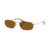 RAYBAN Металлические солнцезащитные очки с нерегулярной геометрией, унисекс, стиль для пары 001/33 54-18 RB3947