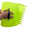 2PCS Handheld Design Leaf Grabber Set Plastic Material Hand Rake Claws  Lawn Cleanup
