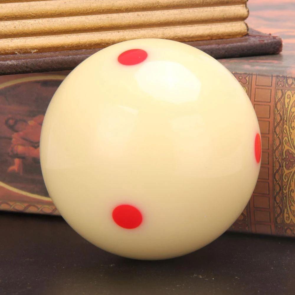 Skills Practice Red 2 1/4" 6 Dots Billiard Cue Ball Billiard Ball Training Cue Ball Cue Ball