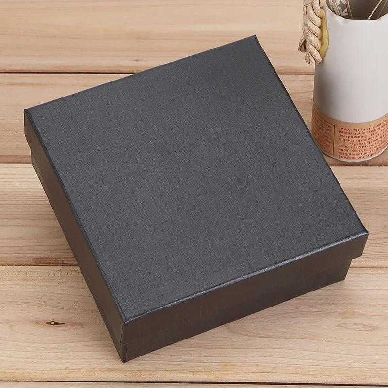 Square Gift Box for Jewelry, Wallets, and Belt Packaging - Kraft Paper Design