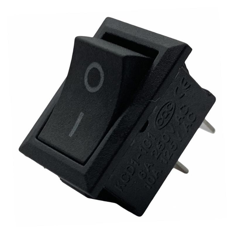 Кнопка питания KCD1 в форме лодки, тумблер, медь, 21x15 мм