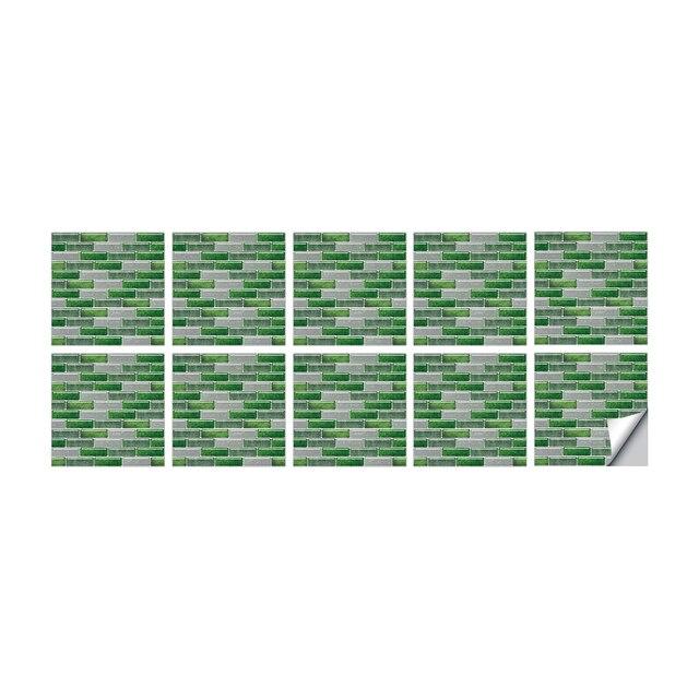 Самоклеящиеся наклейки на плитку, водостойкая маслостойкая кухонная плитка для фартука, сделай сам, виниловая 3D-стикер для ванной комнаты, украшение дома