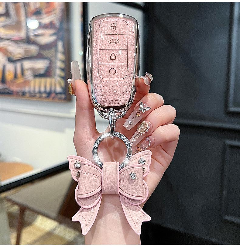 Женский для Chery Omoda 5 C5 Tigo 7 8 Pro Max Tigo 7 8 Plus Arrizo 5 Plus Чехол-держатель для пульта автомобильного ключа Аксессуары-брелок